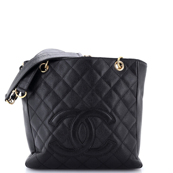 Chanel Handbags - Chanel Petite Shopping Tote Quilted Caviar